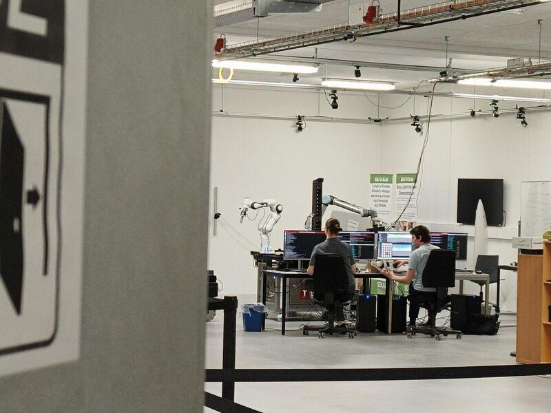 Clobotics engineering and operations team working with industrial AI systems