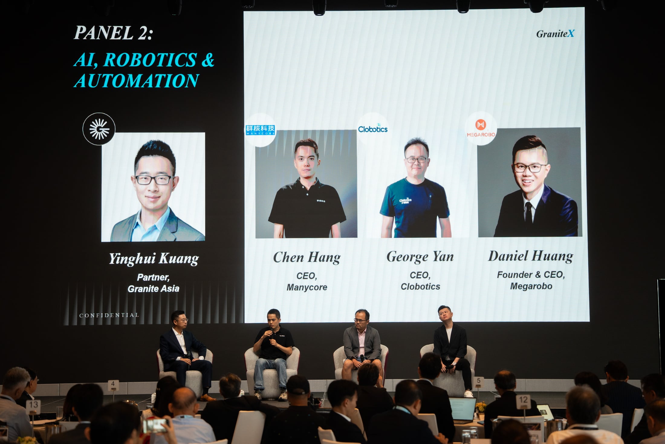 George Yan, Founder and CEO of Clobotics, joins the AI, Robotics and Automation panel at the Granite Asia Summit
