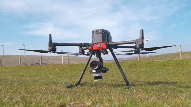 Figure 1: The IBIS(TM) drone is designed for wind farm technicians to be able to use.
