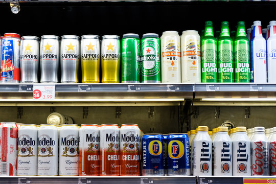 Real beer shelf captured during a retail execution visit