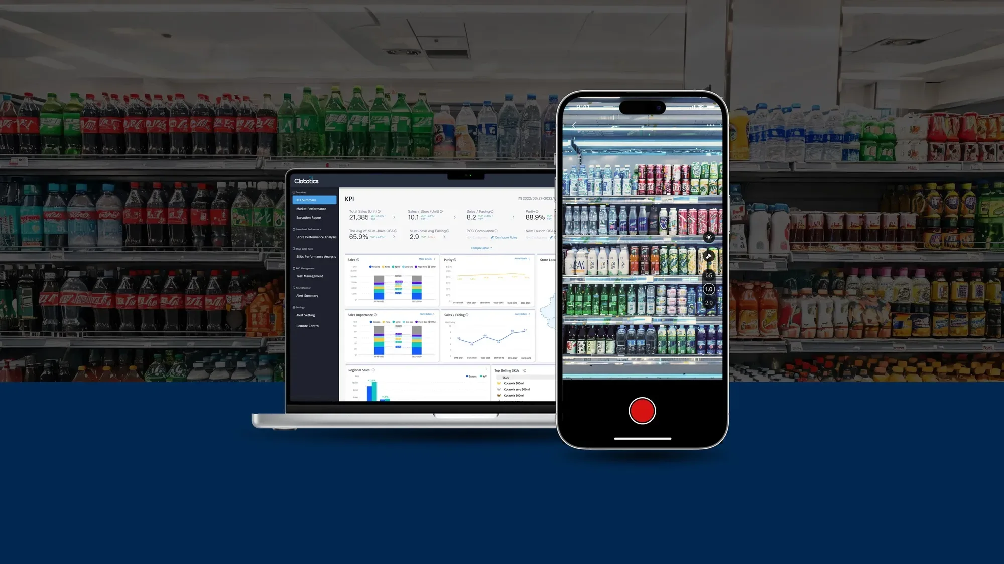 Capture store reality — with a phone or a sensor.
